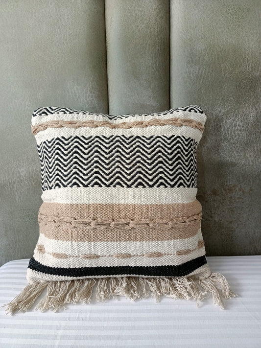 Woven Stripes Boho Premium  Cushion Cover