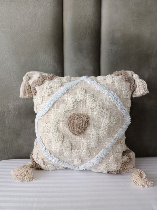 Tufted Diamonds Premium  Cushion Cover