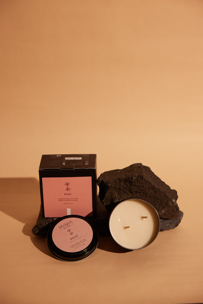 Rose Soy Tin Candle